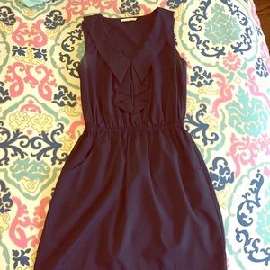 Classy Sleeveless Navy Dress